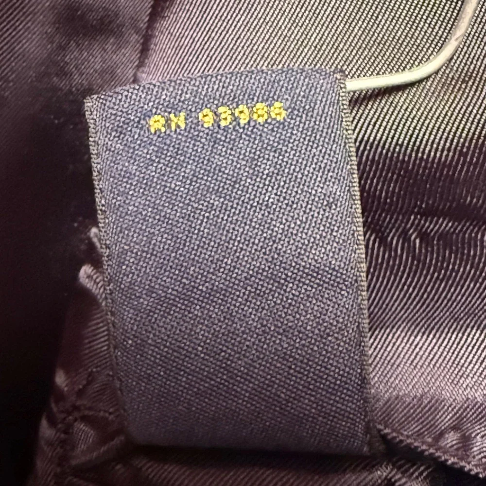 Brooks Brothers Fitzgerald BrooksCool Pinstripe Suit Jacket Charcoal Grey 46R